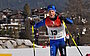 Orlando Cathry beim Einlauf in den Schiesstand in Seefeld (Bild Flavia Cathry)
