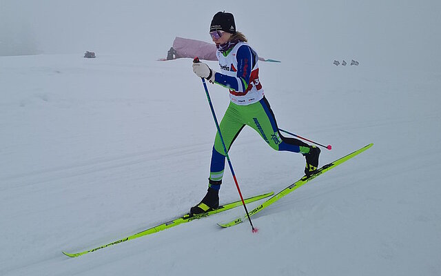 Nina Walker (SC Unterschächen) anlässlich ihres starken Comebacks Nina Walker (SC Unterschächen) anlässlich ihres starken Comebacks