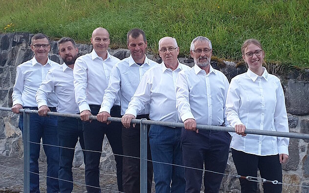 Bruno Arnold, OK Präsident; Martin Arnold, Skiklub Präsident; Kilian Arnold, OK Präsident Langlauf Schweizermeisterschaft U16; Roman Bricker, Chef Kinderolympiade; Toni und Sepp Arnold, Jubiläumsschrift und Flavia Arnold, OK-Administration Bruno Arnold, OK Präsident; Martin Arnold, Skiklub Präsident; Kilian Arnold, OK Präsident Langlauf Schweizermeisterschaft U16; Roman Bricker, Chef Kinderolympiade; Toni und Sepp Arnold, Jubiläumsschrift und Flavia Arnold, OK-Administration