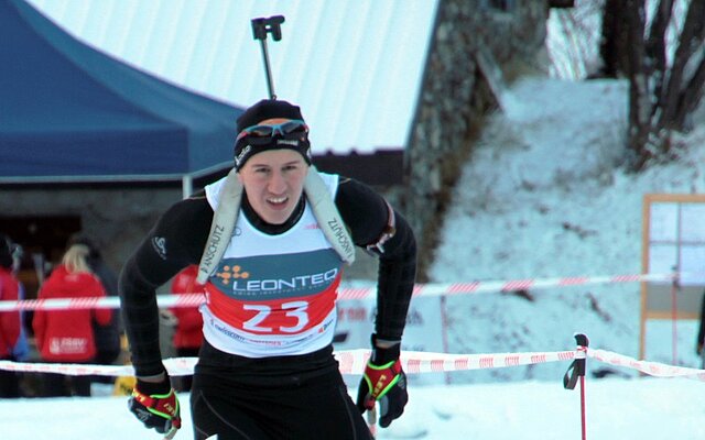 Trotz Patzern am Schiessstand schaffte Simon Ehrbar den Sprung aufs Podest