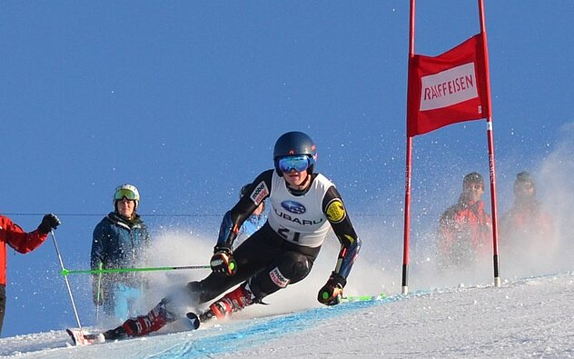 Der Junior David Ziegler für als jüngster Urner zweimal in die Top 10 (Archiv Urner Skiverband)