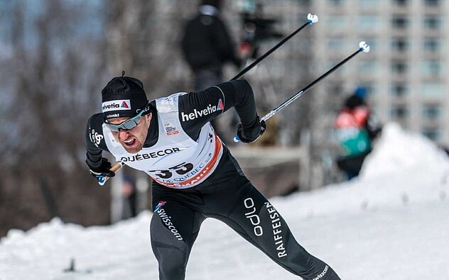 Roman Furger beim Sprint-Prolog beim Weltcupfinale in Quebec Roman Furger beim Sprint-Prolog beim Weltcupfinale in Quebec
