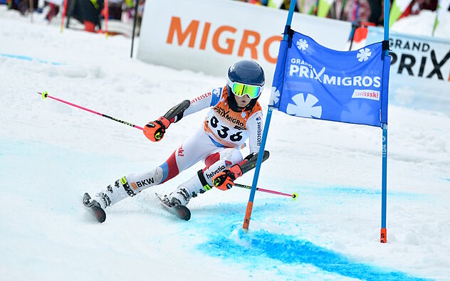 Der Attinghauser Noe Huwyler zeigte an beiden Tagen mit den Rängen 5 und 7 eine starke Leistung (Bildquelle alphafoto.com)