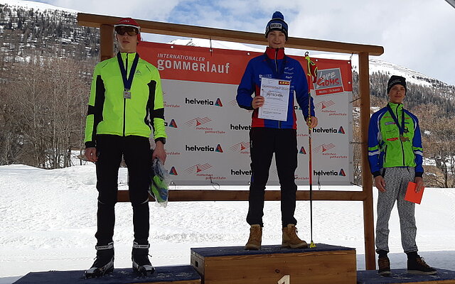 Podest U16 Knaben – Sieger Rico Schuler, Rang 3 Luca Arnold Podest U16 Knaben – Sieger Rico Schuler, Rang 3 Luca Arnold