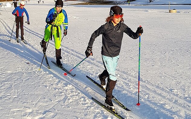 Das klassisch Laufen war ebenso Thema, wie die Skatingtechnik (Foto Tino Walker)