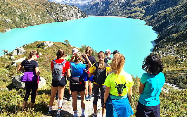 Das Ausdauertraining wurde mit einem grandiosen Ausblick auf den Stausee belohnt. Das Ausdauertraining wurde mit einem grandiosen Ausblick auf den Stausee belohnt.
