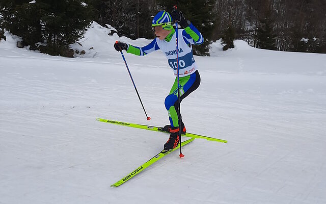 Nico Briker (SC Unterschächen) auf dem Weg zu seinem Sieg in der Kategorie U16 Nico Briker (SC Unterschächen) auf dem Weg zu seinem Sieg in der Kategorie U16