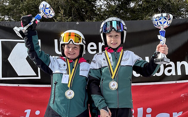 Die neuen Schulsportmeister 2026: Elin Briker, Flüelen und Sascha Regli, Schattdorf (Bild Kari Briker, Attinghausen)