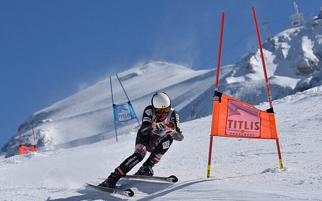 Silvan Briker holte am Titlis bei seinem letzten U16 Rennen den Tagessieg (Bild SC Engelberg)